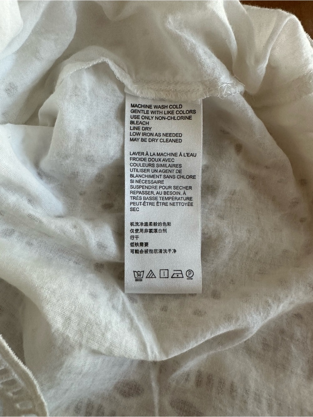 Anthropologie Maeve Tilly White Eyelet Ruffle Sleeveless Blouse Size 12 - Picture 8 of 9